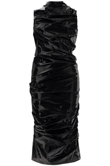  Alexander Mcqueen laminated jersey dress