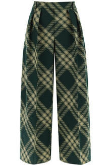  Burberry check palazzo pants