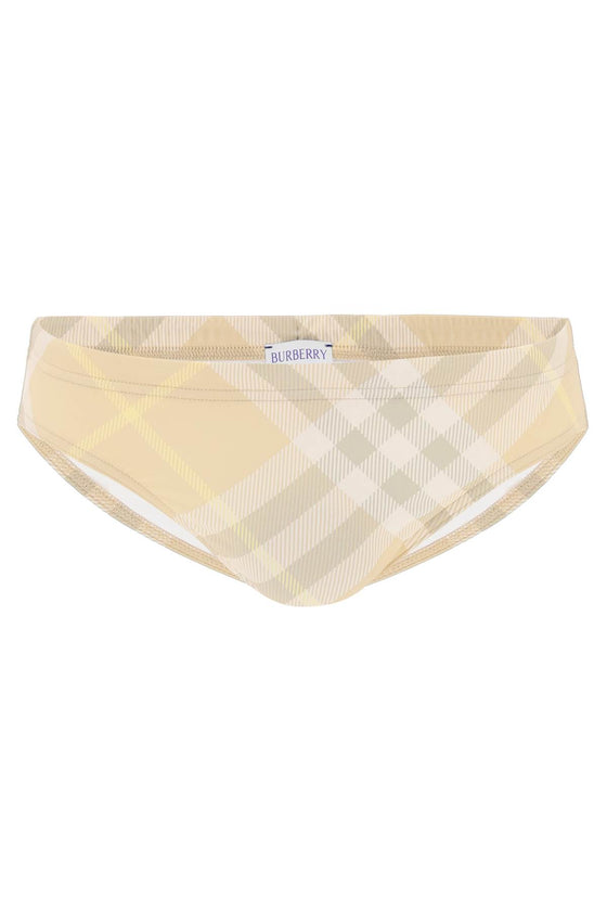 Burberry ered  checkered beach swim