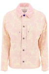 Burberry "canvas workwear jacket with rose print