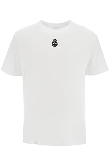  Alexander Mcqueen skull embroidered t-shirt