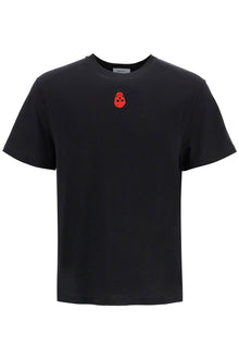  Alexander Mcqueen skull embroidered t-shirt