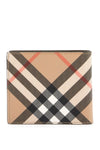 Burberry book wallet in coated canvas bi-fold design