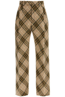  Burberry ered wool tailored trousers