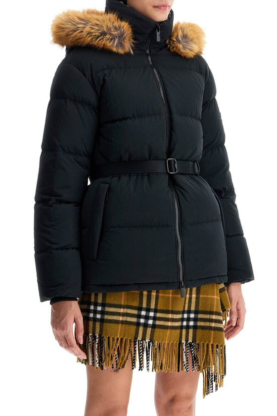 Burberry short nylon down jacket