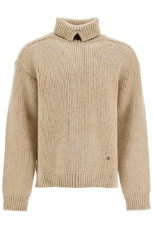  Burberry high-neck wool and cashmere pullover sweater