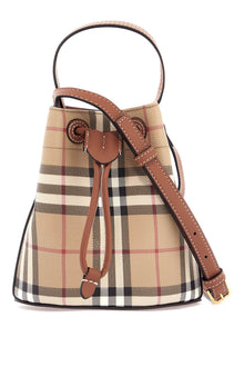  Burberry ered\n\ncheckered mini bucket bag