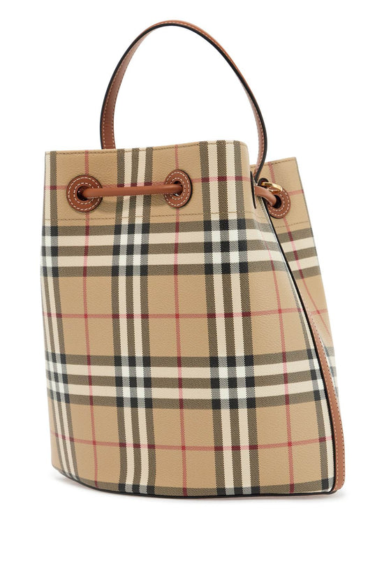 Burberry ered bucket bag