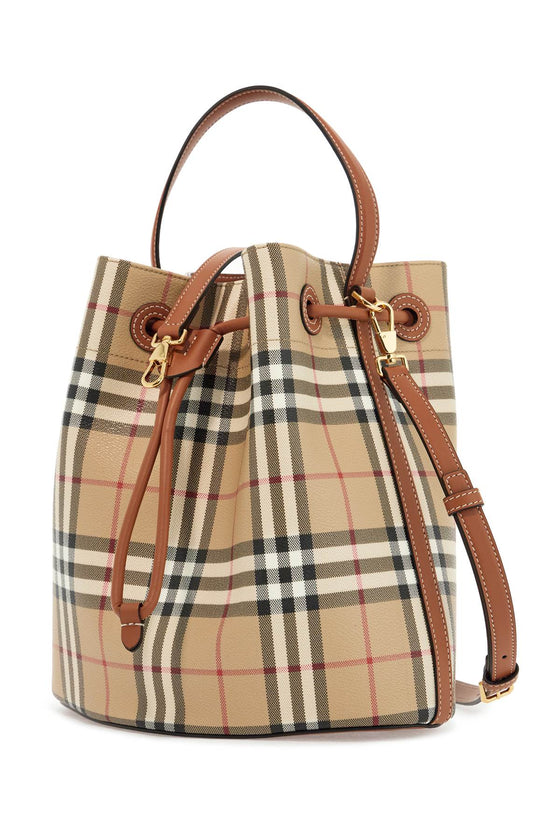 Burberry ered bucket bag