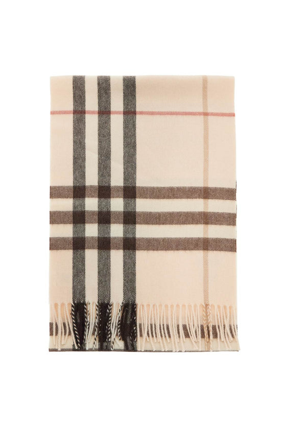 Burberry check cashmere scarf