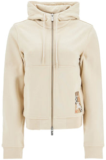  Burberry hooded full zip sweatshirt