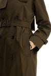 Burberry double-breasted trench coat with