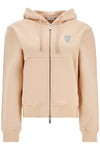 Burberry beige cotton hoodie with knight illustration