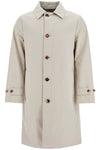 Burberry cotton blend car coat in mist