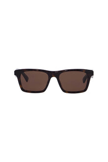  Alexander Mcqueen rectangular tortoiseshell sunglasses