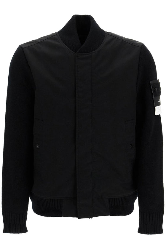 Stone Island ghost bomber jacket in high-performance