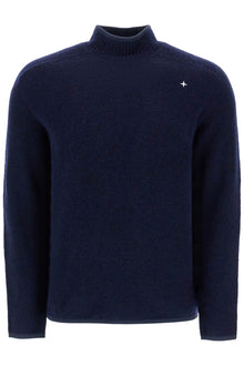  Stone Island brushed wool blend pullover sweater