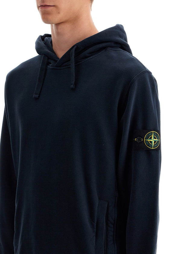 Stone Island organic cotton hoodie with hood