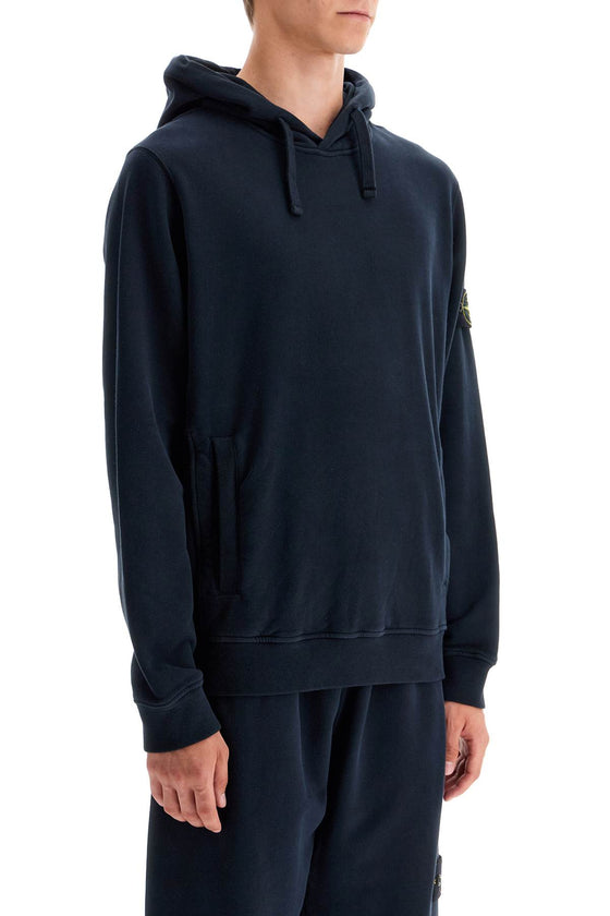 Stone Island organic cotton hoodie with hood