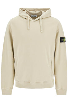  Stone Island organic cotton hoodie with hood