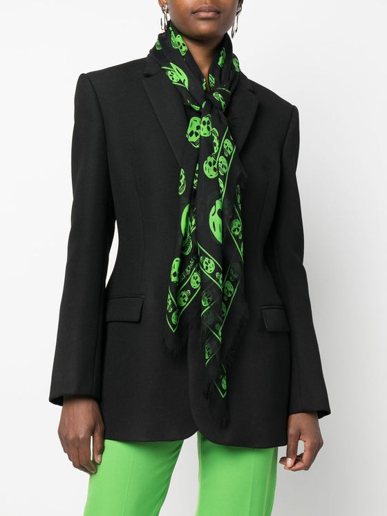 Alexander McQueen Scarfs Black