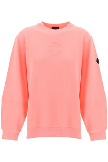  Moncler crewneck sweatshirt with emb