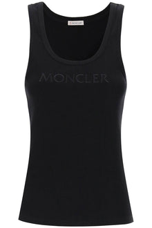  Moncler sleeveless ribbed jersey top