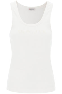  Moncler sleeveless ribbed jersey top