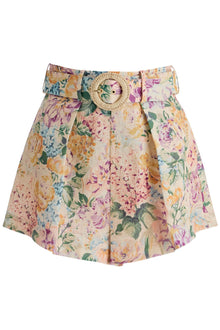  Zimmermann halliday linen tuck shorts