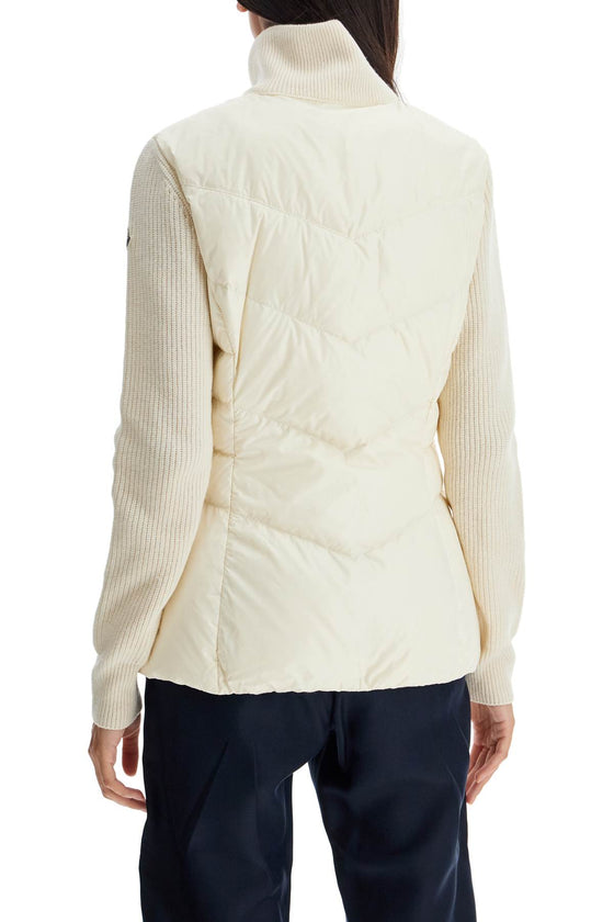 Moncler hybrid padded cardigan