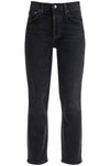 Agolde cropped riley jeans by