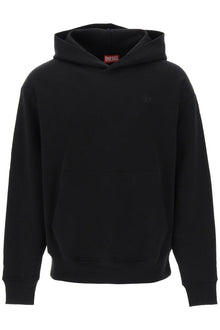  Diesel logo embroidered hoodie