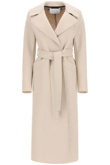  Harris Wharf London long coat in pressed wool