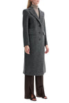 Harris Wharf London single-breasted coat in pressed wool