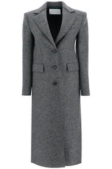  Harris Wharf London single-breasted coat in pressed wool