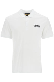  Moschino polo shirt with embroidered logo