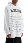 Moschino hooded sweatshirt with letter