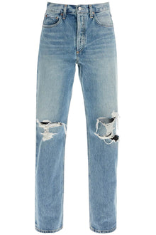  Agolde relaxed straight fit kelly used effect jeans