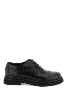  Dolce & Gabbana brushed leather oxford lace-ups