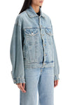 Agolde denim dalton balloon jacket with