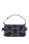 Ganni mini bow eyelet butterfly bag