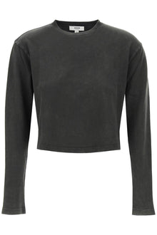  Agolde "cropped long-sleeved mason t