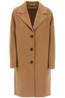  Acne Studios midi wool and alpaca coat