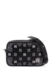  Amiri 'bandana embroidered camera bag with