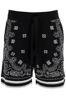  Amiri knitted bandana bermuda shorts