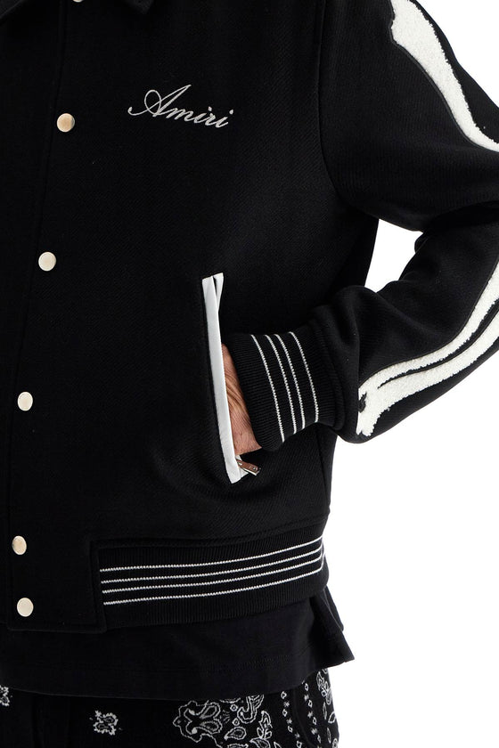 Amiri bones varsity jacket