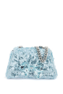  Self Portrait sequined bow mini shoulder bag