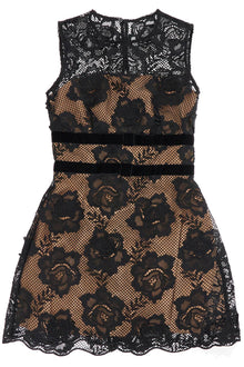  Self-Portrait Self Portrait lace mini dress with bows