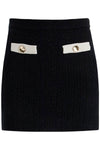 Self-Portrait Self Portrait alpaca knit mini skirt