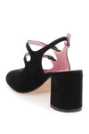 Carel suede banana slingback mary jane